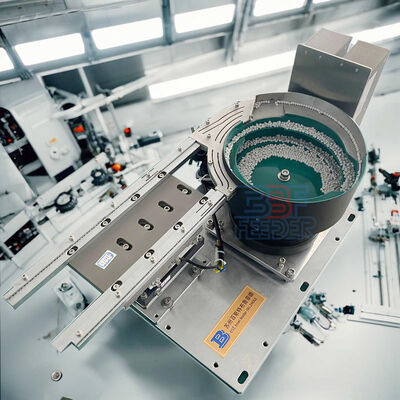 تغذیه کننده کاسه ای ارتعاشی با پوشش پولیش یا PU، سبز یا بر اساس نیاز مشتری، راه حل تغذیه قطعه اتوماتیک