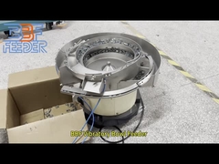 تغذیه کننده کاسه ای ارتعاشی گیره اتصال دهنده طراحی سفارشی تغذیه کننده دوار اتوماتیک