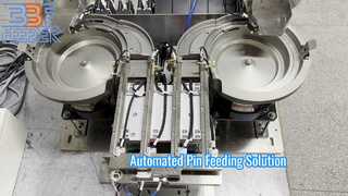 فیدر کاسه ارتعاشی پین های فلزی کانکتور برقی اتوماتیک 304 ضد زنگ